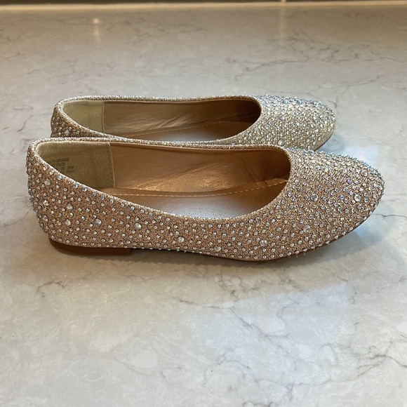 DREAM PAIRS Girls Dress Shoes Slip on Party Ballerina Flats - Picture 4 of 13